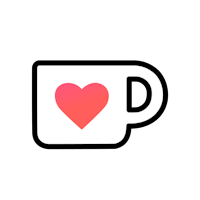 a coffee cup with a heart on it